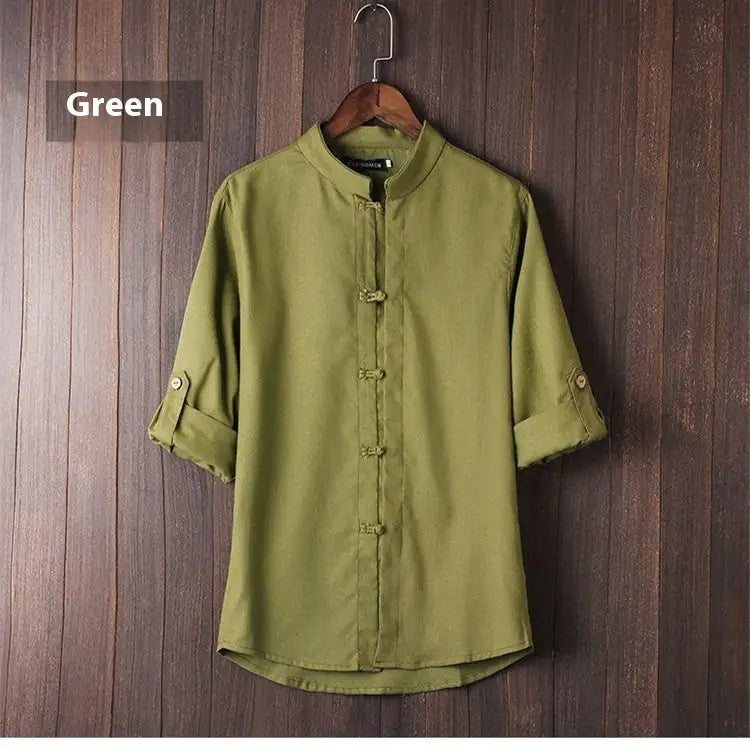 Men's big and tall Linen Vintage Plus Size Shirt magnolia sales