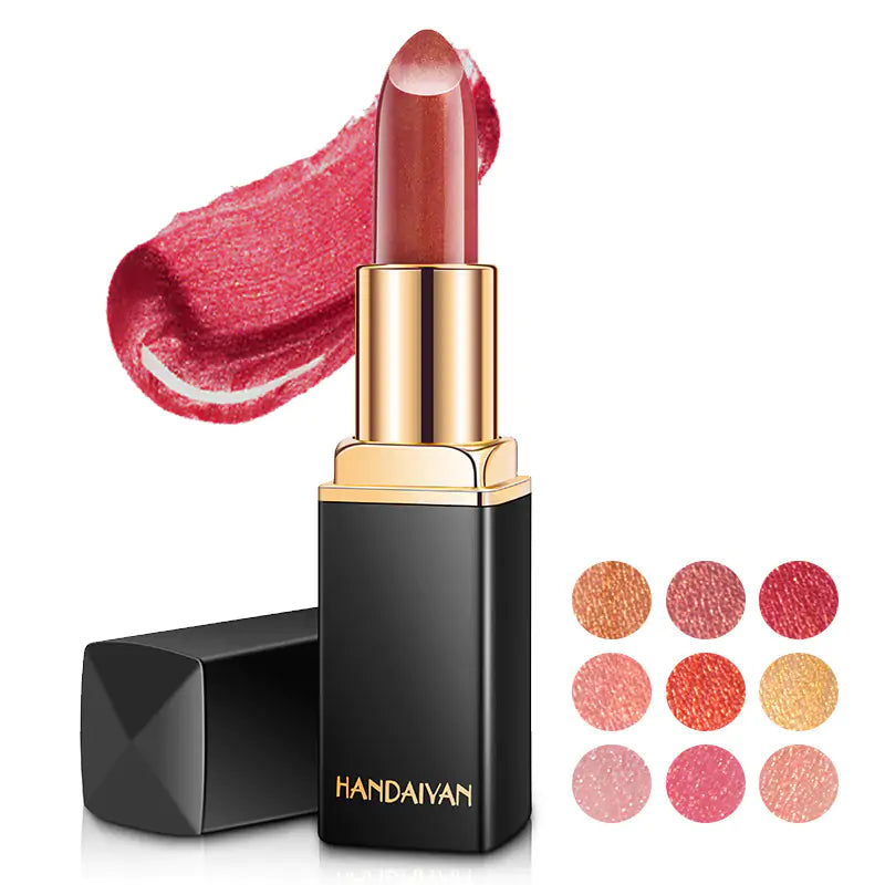 9 Colors Waterproof Glitter Lipstick - magnolia sales